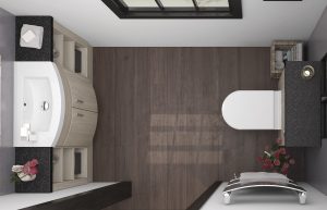 Mallard Swiss elm slimline bathroom furniture