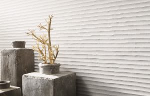 Porcelanosa Old white feature wall tiles