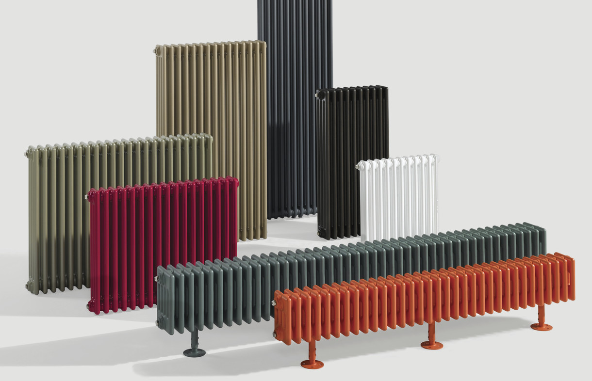 Zehnder Charleston coloured radiators. Central heating, electric or dual fuel available